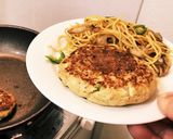 豆腐とマグロの海の幸ハンバーグ作り方7写真