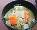豚肩ロースと春野菜の雑炊風煮込み作り方8写真