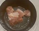 スパイシーチキンと炙りサーモン作り方1写真