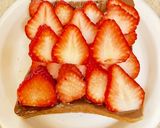 甘酸っぱい♡ヌテラいちごオープンサンド作り方4写真