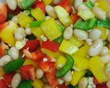 余った麺類で！カラフルサラダ作り方2写真