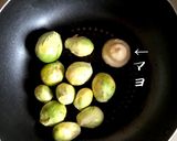 芽キャベツのガーリックマヨ作り方3写真