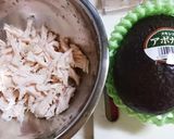 アボカドとサラダチキンの春巻き作り方2写真