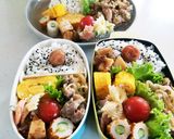 女子高生と私のお弁当❤ランチプレート2作り方1写真