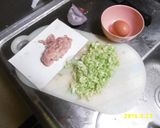鶏ひきバーグ作り方1写真