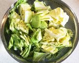 キャベツの梅おかか和え作り方1写真