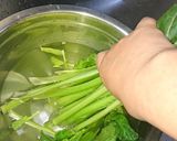 小松菜とちりめん山椒の煮浸し作り方2写真