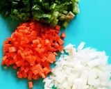 離乳食 幼児食*野菜とそぼろのあんかけ*作り方1写真