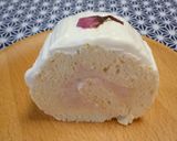 【低糖質】桜のロールケーキ作り方15写真