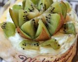 Fresh♡キウィ果汁のロールケーキ作り方35写真