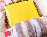 断面がきれい♡海苔肉巻きとかぼちゃ餅弁当作り方3写真