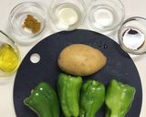 ピーマンとじゃが芋のカレー炒め作り方1写真
