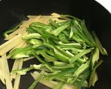 ピーマンとじゃが芋のカレー炒め作り方4写真