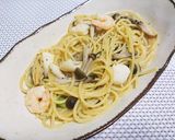 ランチに♫シーフード入りペペロンチーノ作り方4写真