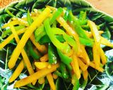 ピーマンとじゃが芋のカレー炒め作り方8写真