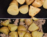 新じゃがの甘辛そぼろあん【作り置き】作り方2写真