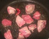 沙茶羊肉炒麺(ラム焼きそば)作り方2写真