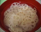 ＊マヨなし＊れんこんツナサラダ♪作り方1写真