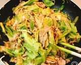 春キャベツ♡えのき♡豚肉のオイマヨ卵炒め作り方8写真