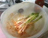 わけぎのキムチ&塩昆布和え作り方8写真