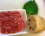我が家のれんこんのはさみ揚げ *☻*作り方1写真