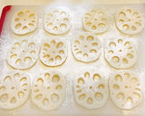 我が家のれんこんのはさみ揚げ *☻*作り方4写真