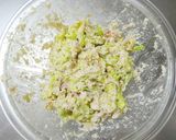 おから胡麻マヨサラダ～カニカマ春キャベツ作り方5写真