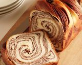 捻りチョコ食パン（HB使用）作り方40写真