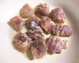 鶏肉と茄子の甘酢餡作り方5写真