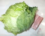 春キャベツとベーコンの蒸し煮♪簡単作り方1写真