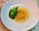 No2212 水菜とむきエビの煮浸し作り方3写真