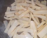 水煮メンマと生姜のきんぴら作り方1写真