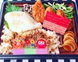 3月25日 メンチカツ弁当 詰め方作り方6写真