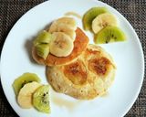 しっとり系バナナの米粉パンケーキ作り方16写真