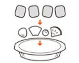 BBQに！マシュマロフルーツグラタン作り方1写真