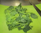 菜花と牛肉のオイスターソース炒め作り方1写真