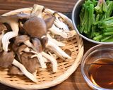 ほうれん草とひらたけのバター醤油炒め作り方2写真