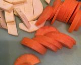 離乳食中期〜豆腐とサツマイモのグラタン作り方1写真
