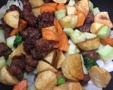 豚小間切れを使って酢豚作り方6写真