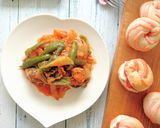 新玉ねぎと鯖の味噌煮缶のトマト煮作り方5写真