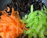 わさび菜の炒め物作り方4写真