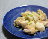 里芋の和ピクルスと鶏もも肉の甘辛炒め作り方8写真