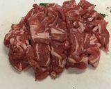 ラムと春菊とマンゴーのスパイス炒め作り方2写真
