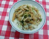 おあげとネギであっさりキツネ丼作り方3写真