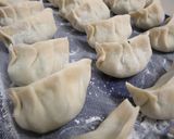 鶏胸肉でふわふわ☆蒸し焼き餃子作り方6写真