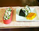 菜の花とシラスのおにぎり作り方5写真