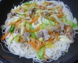 そうめんでソース焼きそば！あっさり美味♪作り方5写真