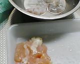 鶏肉と海老のわさびマヨネーズ和え作り方1写真