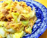簡単♪キャベツと卵とツナの和風炒め☆作り方6写真