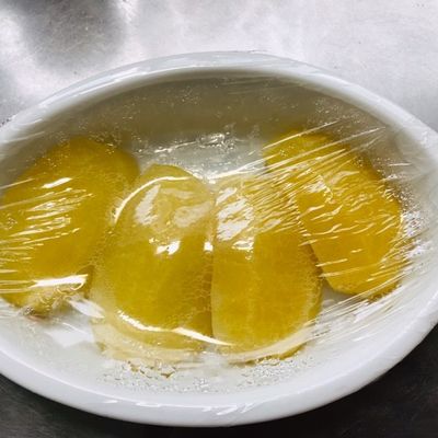 りんご　冷蔵庫とレンジのみ レンチンりんご♪ by クックうさのおもち 【クックパッド】 簡単